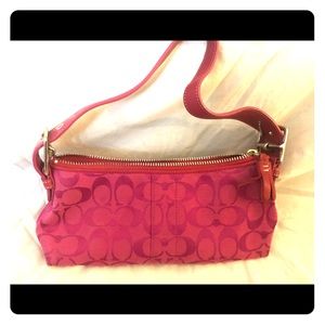 Pink Coach handbag